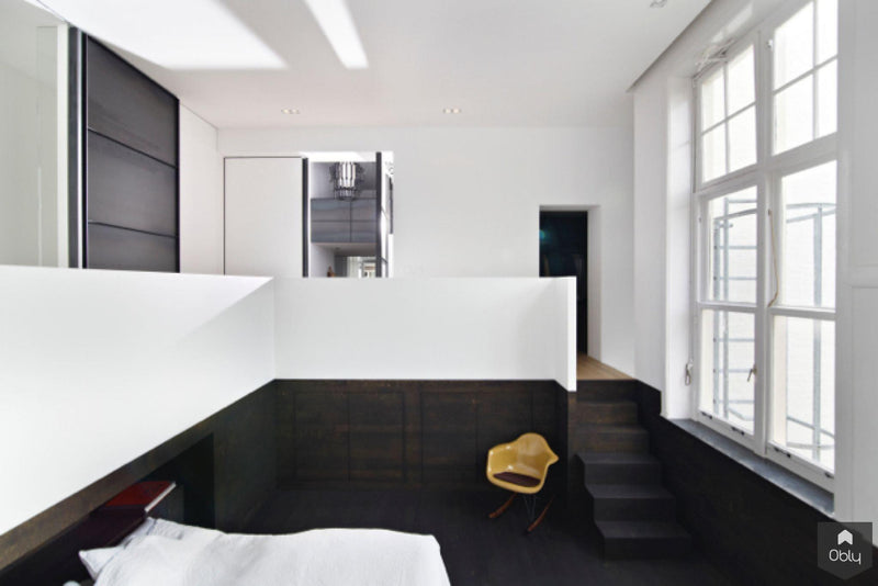 Loft in een voormalige School in Amsterdam-Witteveen Architecten-alle,Slaapkamer-OBLY