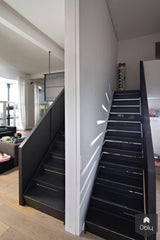 Loft in voormalige School in Amsterdam-Witteveen Architecten-alle,Woonkamer-OBLY