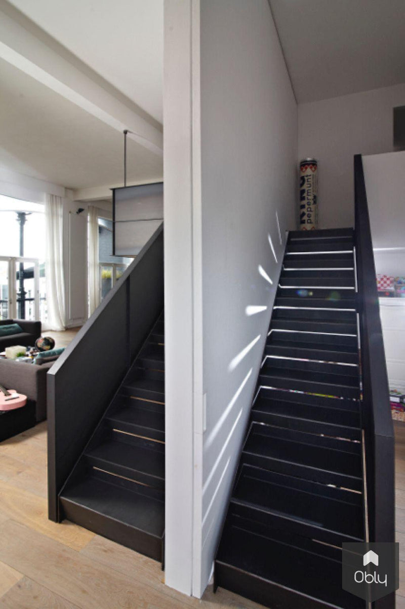 Loft in voormalige School in Amsterdam-Witteveen Architecten-alle,Woonkamer-OBLY