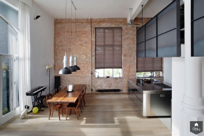Loft in voormalige School in Amsterdam-Witteveen Architecten-alle,Woonkamer-OBLY