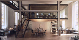 Loft in voormalige kerk in Amsterdam-Witteveen Architecten-alle,Woonkamer-OBLY