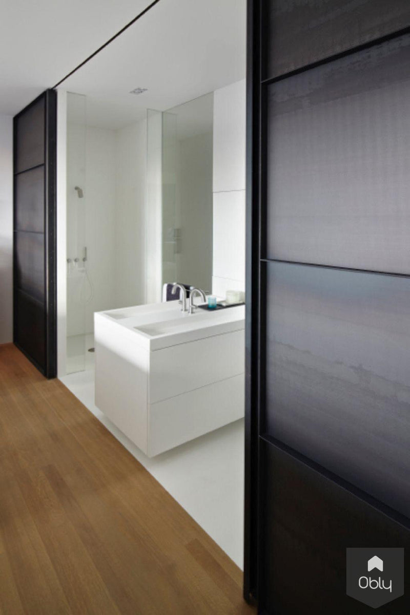 Loft voormalige School in Amsterdam-Witteveen Architecten-alle,Badkamer-OBLY