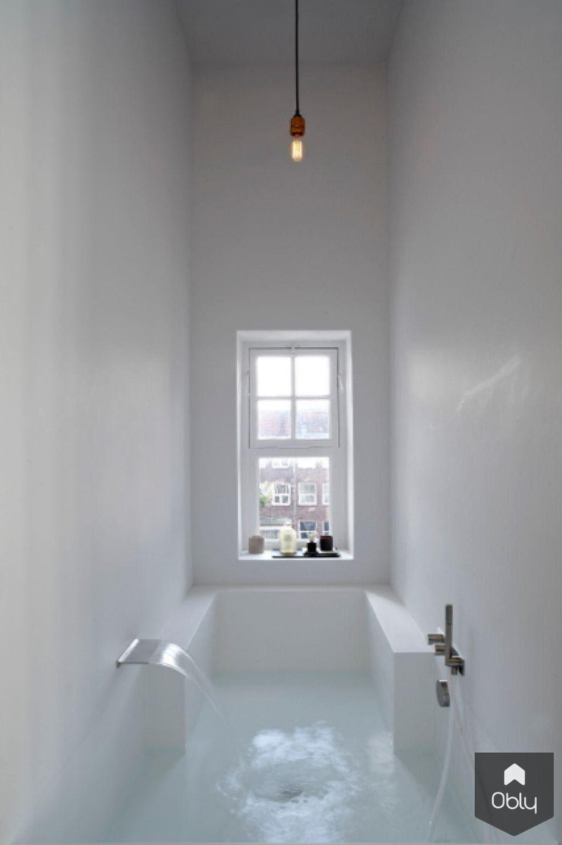 Loft voormalige School in Amsterdam-Witteveen Architecten-alle,Badkamer-OBLY