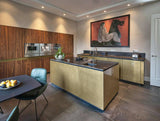 Luxe Milano keuken met messing en notenhouten fronten-Mereno-keuken-OBLY