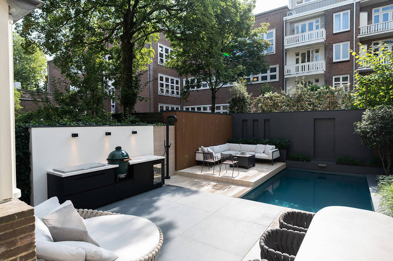 Luxe buitenkeuken in Amsterdamse stadstuin-COOXS-Exterieur,Keuken-Luxe buitenkeuken in Amsterdamse stadstuin-OBLY