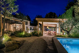 Luxe houten tuinhuis met zwembad-TIM Exclusive Gardens-tuin-OBLY