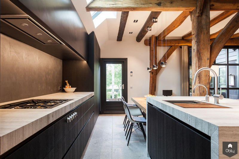 Luxe leefkeuken woonboerderij-Bob Romijnders Architectuur - Interieur-alle,Keuken-OBLY