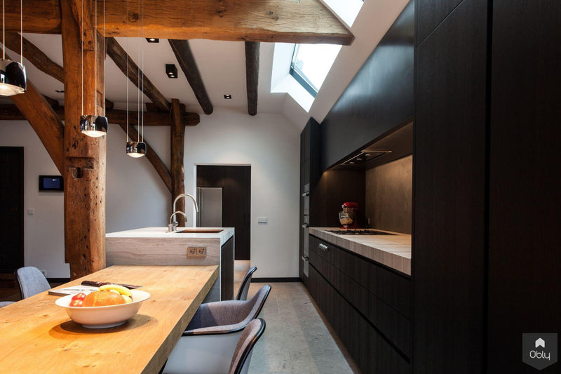 Luxe leefkeuken woonboerderij-Bob Romijnders Architectuur - Interieur-alle,Keuken-OBLY