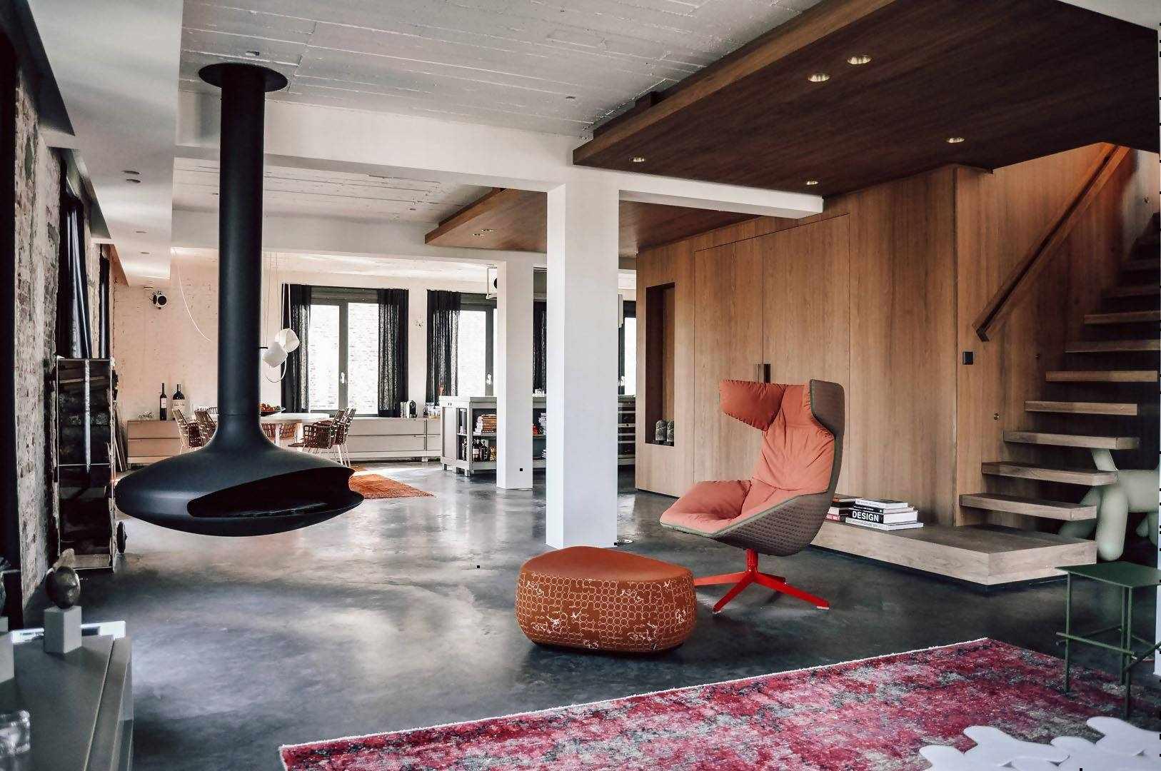 Luxe penthouse met dakterras-Jeroen de Nijs BNI-alle,dakterras inspiratie,industrieel interieur,loft woning,modern interieur,open leefruimte,penthouse interieur,Tuinen,Woonkamer-Luxe penthouse met dakterras | OBLY.com-OBLY