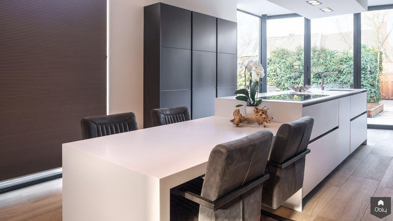 Luxe woonkeuken met open haard-Bert van Vlijmen-alle,Keuken-OBLY