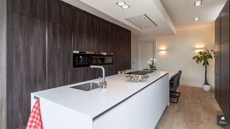 Luxe woonkeuken met open haard-Bert van Vlijmen-alle,Keuken-OBLY