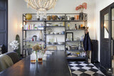 Luxe zwart-wit keuken in de Vondelstraat met glaswand-Bricks / Studio-alle,Industriële keuken stijl,Keuken,Luxe keuken Amsterdam,Open keuken met glaswand,Zwart wit keuken-Luxe keuken Vondelstraat Amsterdam met glaswand-OBLY