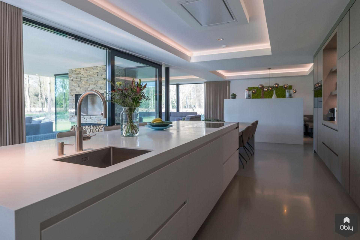 Maatwerk eiken inrichting complete villa-Stefan Martens-alle,Keuken-OBLY