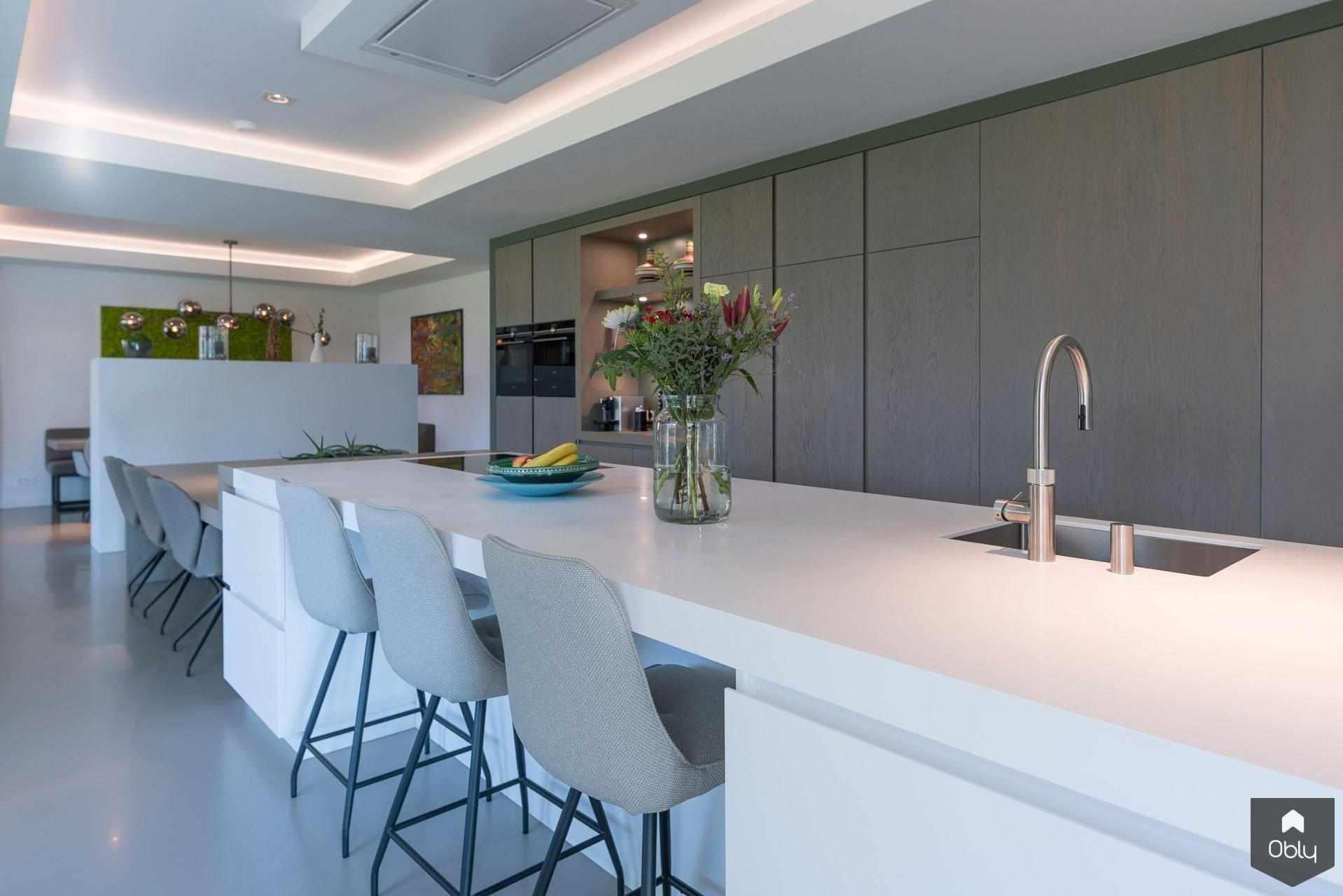 Maatwerk eiken inrichting complete villa-Stefan Martens-alle,Keuken-OBLY