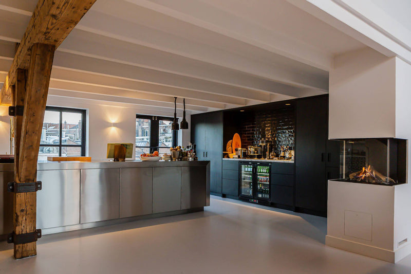 Maatwerk interieur in stadsloft-Maatwerk Concept-Keuken,Woonkamer-Maatwerk interieur stadsloft| OBLY.com-OBLY