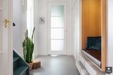 Maatwerk kast van berken multiplex en eiken fineer-Studio Jasper-alle,Entree hal trap-OBLY
