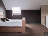 Maatwerk kastenwand met warm leren fronten-Zijlmans Maatwerk-alle,Slaapkamer-OBLY
