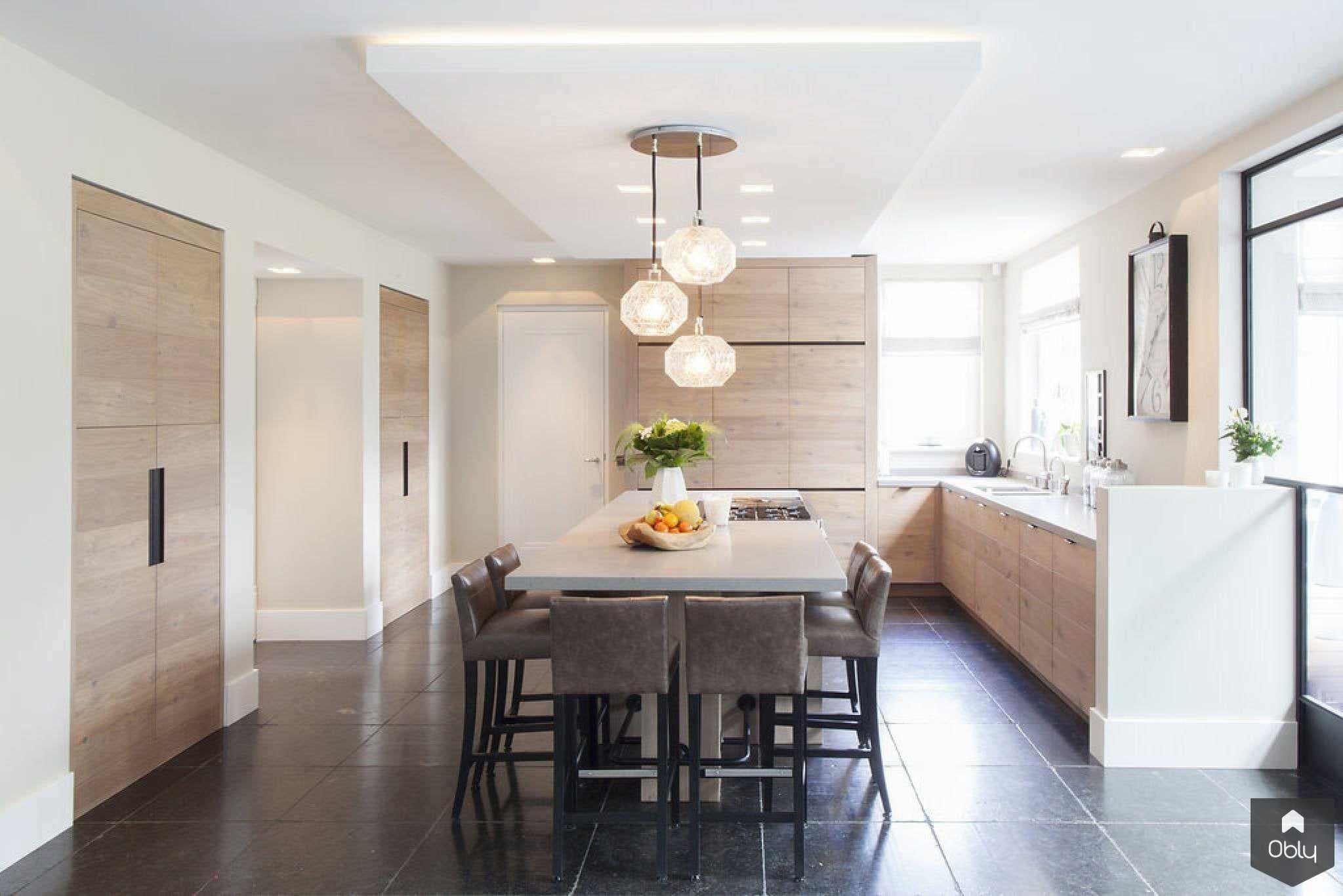 Maatwerk landelijke woning gerookt eikenhout-Wood Creations-alle,Keuken-OBLY