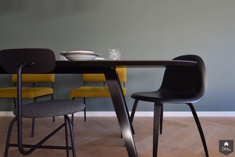 Maatwerk tafel met metalen onderstel-Metalstuff-alle,Eetkamer-OBLY