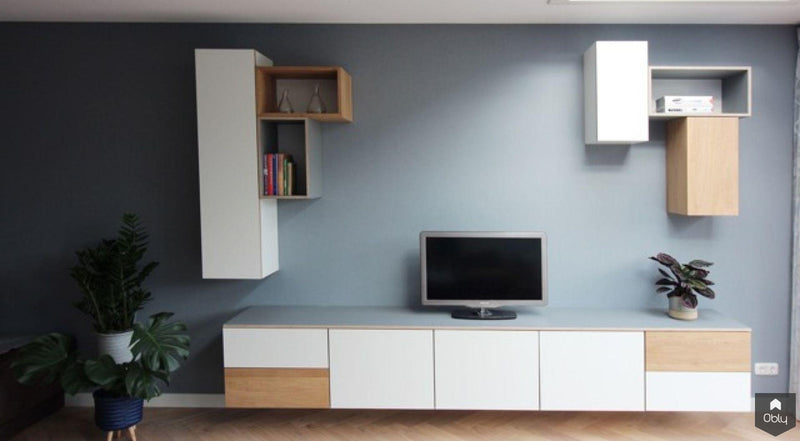 Maatwerk tv meubel en kastjes-Studio Jasper-alle,Woonkamer-OBLY