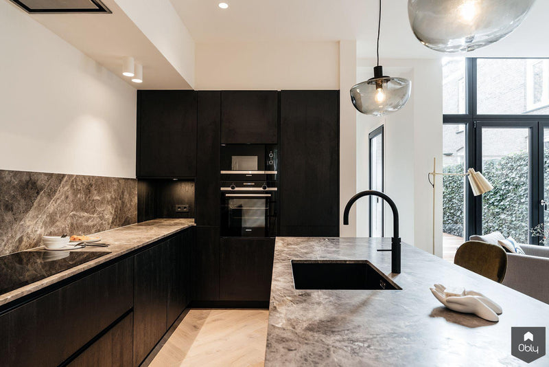 Maatwerk zwarte keuken-Kitchenstudio-alle,Keuken-OBLY