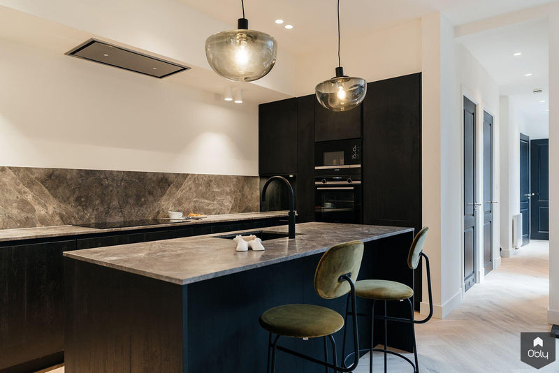 Maatwerk zwarte keuken-Kitchenstudio-alle,Keuken-OBLY