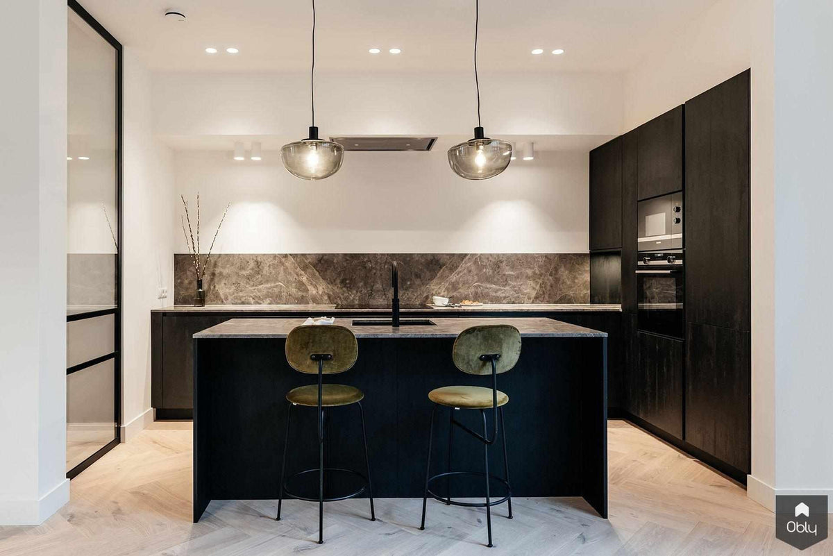 Maatwerk zwarte keuken-Kitchenstudio-alle,Keuken-OBLY