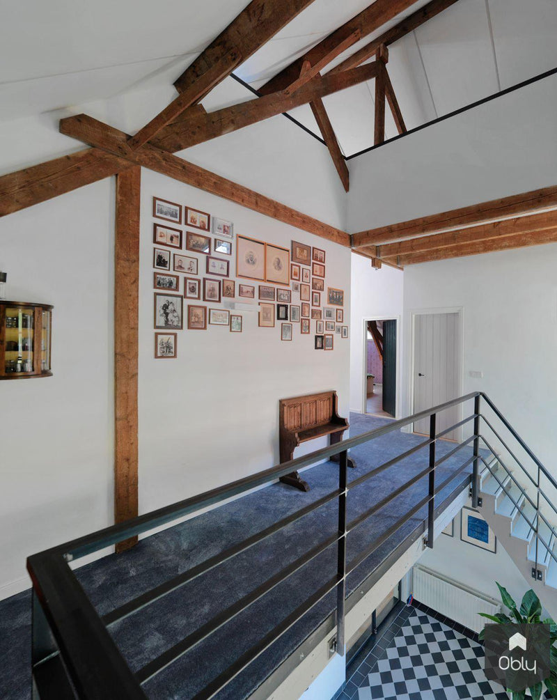 Metamorfose woonboerderij-Christel Smeets architect bna-alle,Entree hal trap-OBLY