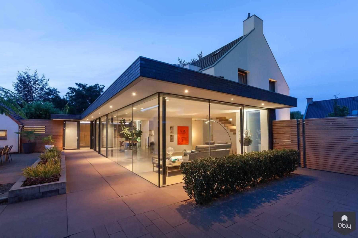 Minimalistische moderne aanbouw jaren 50 woning-BRUIS Architectuur-Aanbouw,alle-Minimalistische moderne aanbouw jaren 50 woning | OBLY.com-OBLY