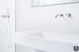 Minimalistische witte badkamer-Fors design badkamers-alle,Badkamer-Minimalistische witte badkamer | OBLY.com-OBLY