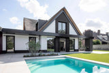 Modern Landhuis met uitbouw-Spanjers Architect-alle,Exterieur vrijstaand,glaspartijen,hout en riet,landelijke architectuur,modern landhuis,moderne woning,uitbouw-Modern Landhuis met uitbouw-OBLY