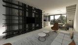 Modern appartement met zichtlijnen-NIRA | designing interior life-Eetkamer,Interieur,Keuken,Minimalistisch interieur,Neutrale kleuren,Woonkamer,Zichtlijnen-Modern appartement met zichtlijnen-OBLY