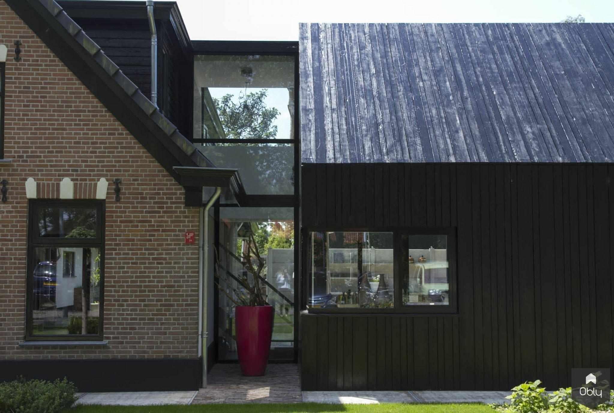 Modern extension-Jeroen de Nijs BNI-alle,eigentijdse woning,Exterieur,modern extension,moderne architectuur,moderne gevel,woning uitbreiding-OBLY