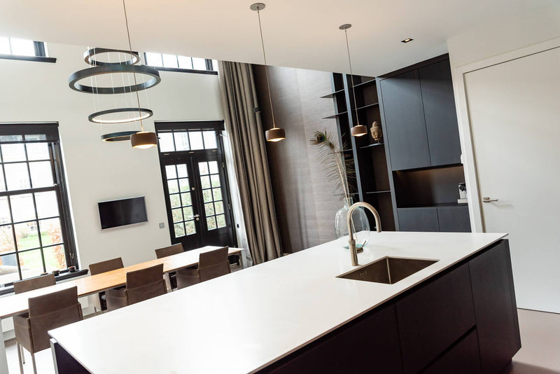 Modern interieur in karakteristieke woning-Van Der Cruijsen Interieurbouw-alle,Keuken,Woonkamer-Modern interieur in karakteristieke woning-OBLY