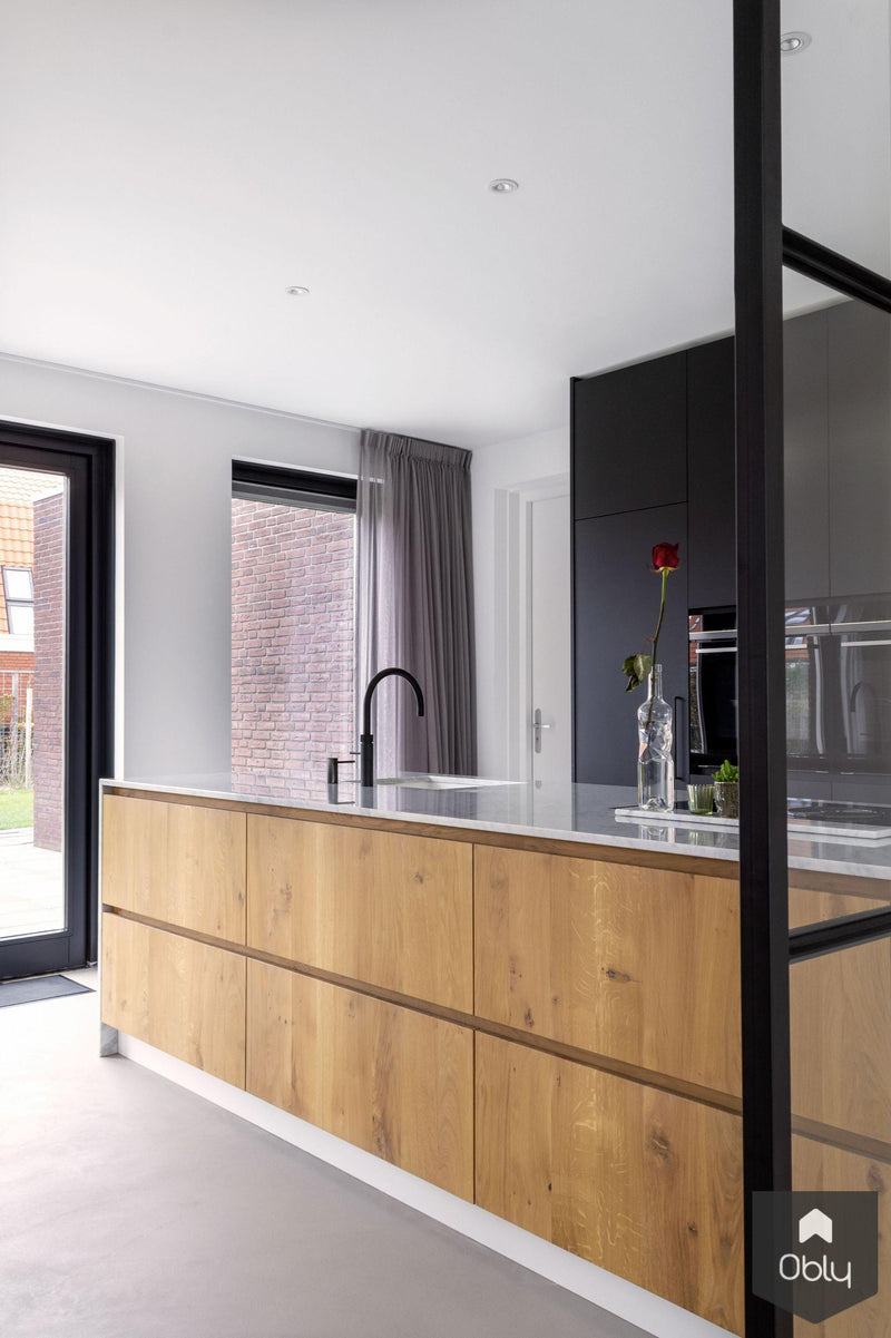 Modern interieur met marmer en eiken-Robert Tediek Keukens & Interieur-alle,Keuken-OBLY