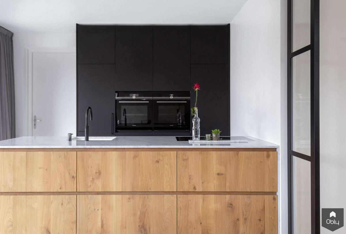 Modern interieur met marmer en eiken-Robert Tediek Keukens & Interieur-alle,Keuken-OBLY