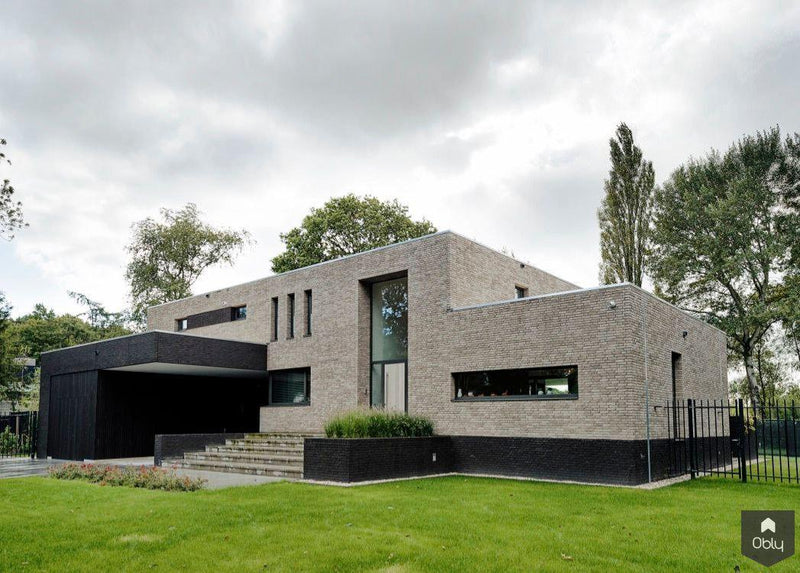 Modern ontwerp nieuwbouw villa-BB-Architecten-alle,Exterieur vrijstaand-OBLY