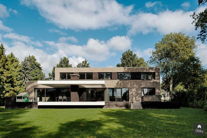 Modern ontwerp nieuwbouw villa-BB-Architecten-alle,Exterieur vrijstaand-OBLY