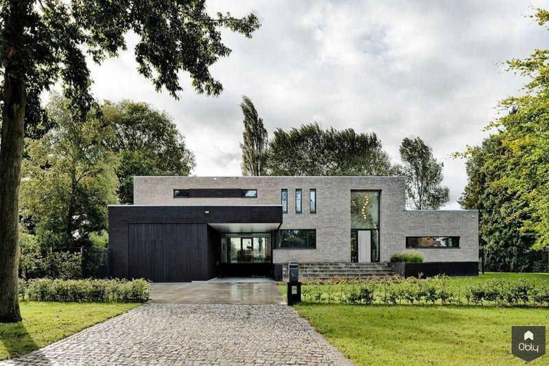 Modern ontwerp nieuwbouw villa-BB-Architecten-alle,Exterieur vrijstaand-OBLY