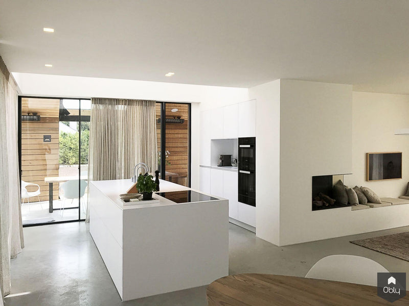 Modern woonhuis aan zee-Keukenarchitectuur Midden Brabant-alle,Keuken-OBLY