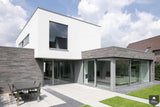 Modern woonhuis met serre-Alument-alle,Exterieur vrijstaand,grote glaspartijen,luxe villa ontwerp,minimalistische architectuur,moderne architectuur,moderne villa,moderne woning ontwerp,strakke woning-OBLY