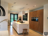 Moderne LEICHT keuken hout met wit-Wildhagen Design Keukens-alle,Keuken-OBLY