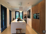 Moderne LEICHT keuken hout met wit-Wildhagen Design Keukens-alle, Keuken-OBLY
