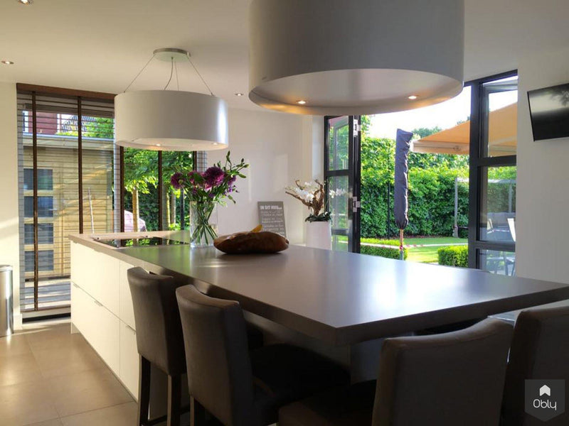 Moderne LEICHT keuken met Wave afzuiglamp-Wildhagen Design Keukens-alle,Keuken-OBLY