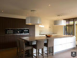 Moderne LEICHT keuken met Wave afzuiglamp-Wildhagen Design Keukens-alle,Keuken-OBLY