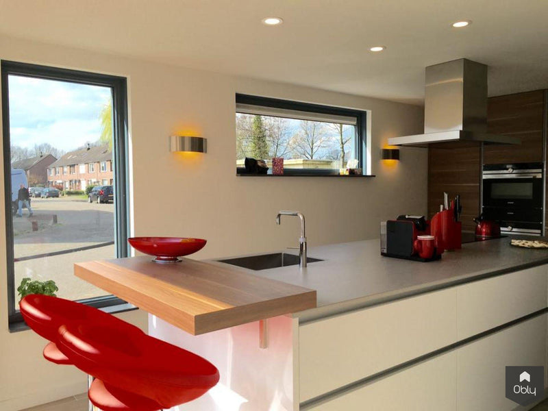 Moderne LEICHT keuken met kastenwand en kook/spoeleiland-Wildhagen Design Keukens-alle, Keuken-OBLY