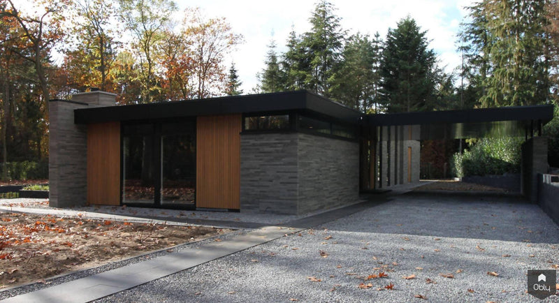 Moderne bosvilla-Spanjers Architect-alle,Exterieur vrijstaand,Vrijstaand-Moderne bosvilla | OBLY.com-OBLY