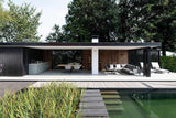 Moderne design buitenkeuken-COOXS-buitenkeuken met betonlook werkblad,design tuin met buitenverblijf,exclusieve wellness tuin,luxe buitenkeuken inspiratie,minimalistische buitenruimte,moderne buitenkeuken met barbecue,moderne design buitenkeuken,strakke tuinarchitectuur-Moderne cooxs design buitenkeuken -OBLY