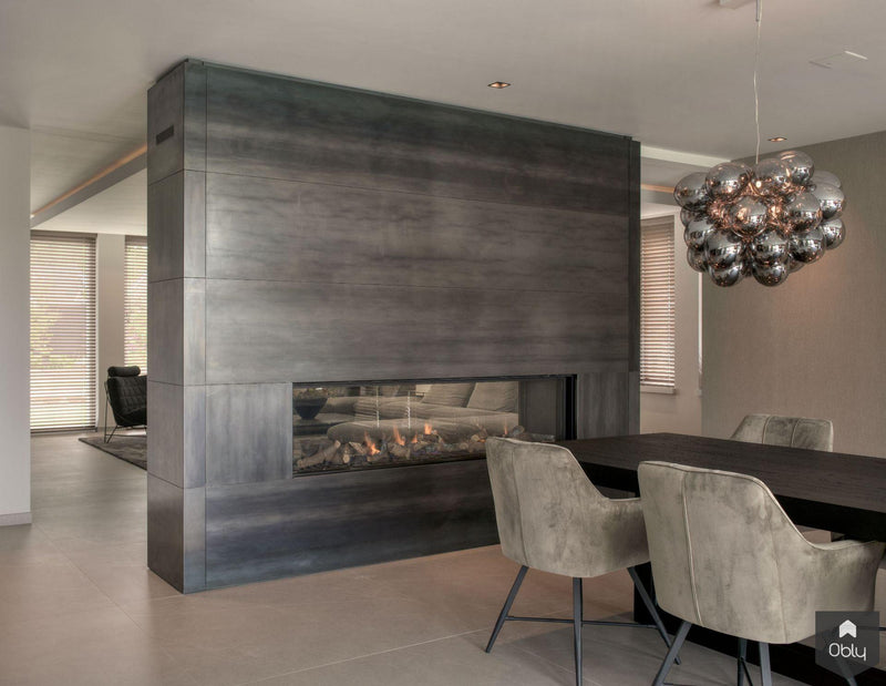 Moderne doorkijkhaard als roomdivider-Match vuur & Interieur-alle,Woonkamer-OBLY