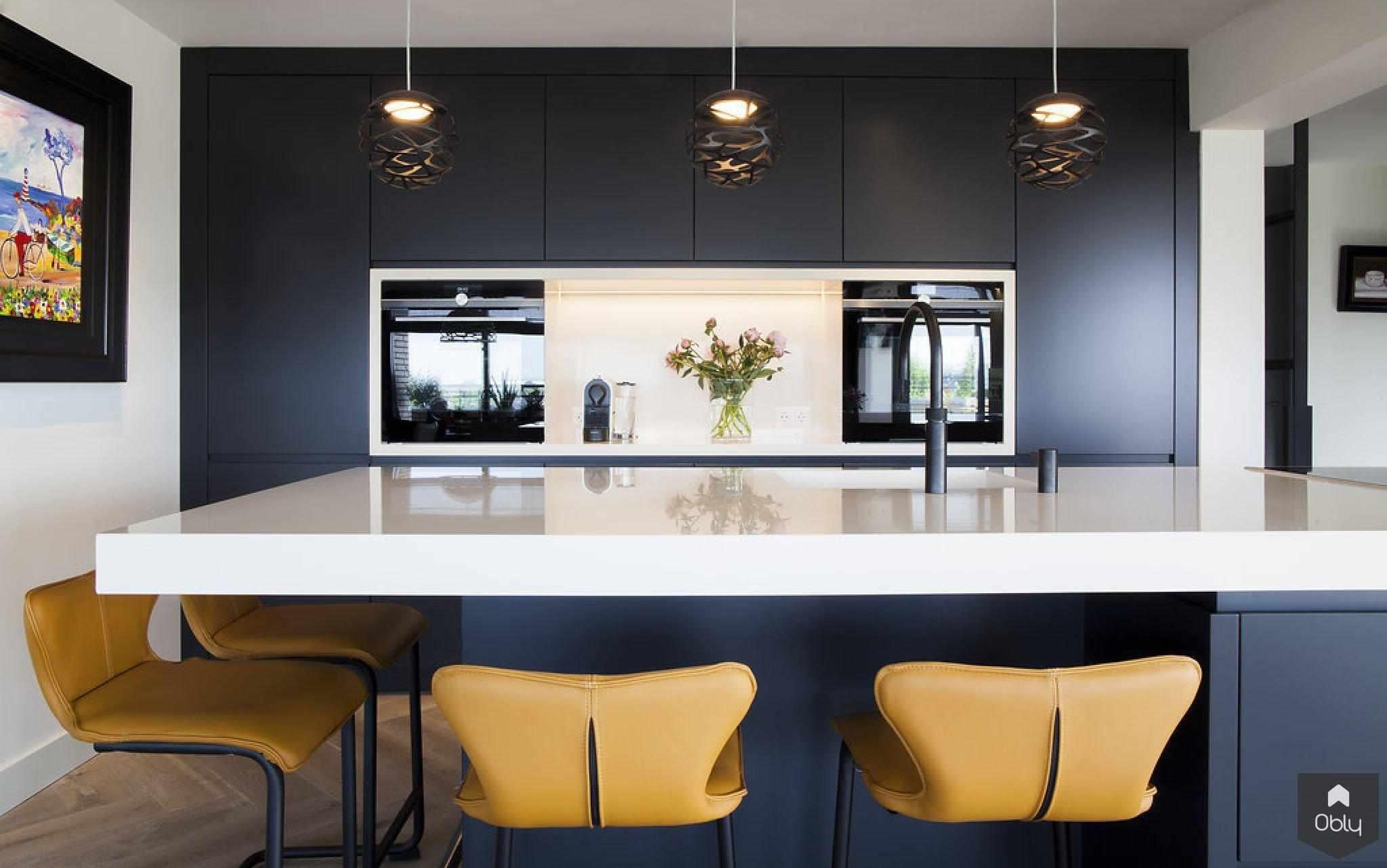 Moderne keuken in antraciet-Wood Creations-alle,Keuken-OBLY